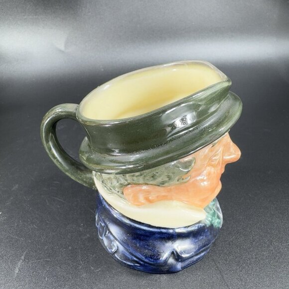 Royal Doulton Captain Cuttle Toby Jug Creamer Fine Porcelain Small Pitcher VTG - Picture 8 of 14
